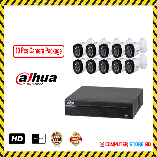 Dahua (10 Pcs CC Camera Package )