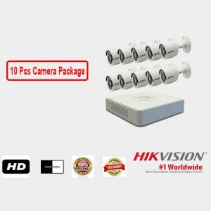 Hikvision (10 Pcs CC Camera Package )