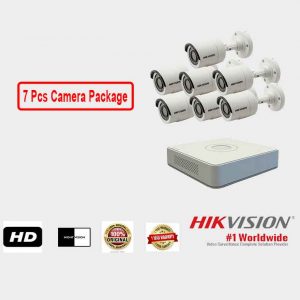 Hikvision (7 Pcs CC Camera Package )