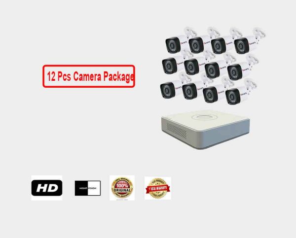 12 Pcs CCTV Camera Package