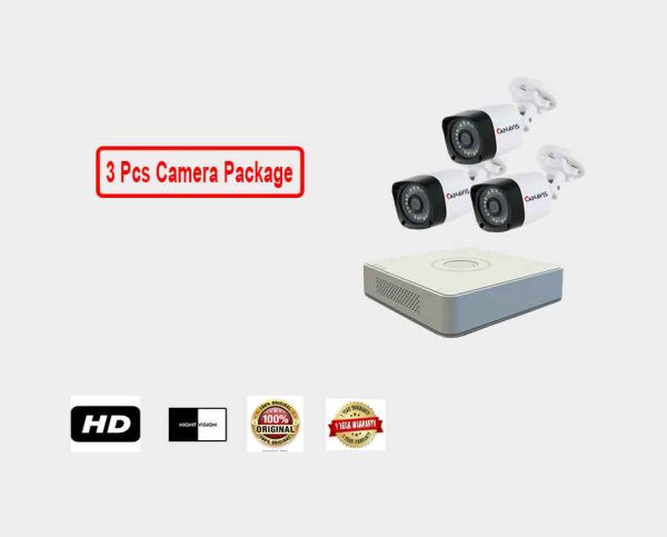 3 Pcs CCTV Camera Package